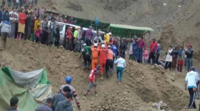 Myanmar'da heyelan: 12 ölü