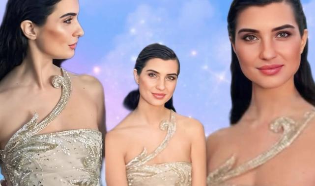 Oyuncu Tuba Büyüküstün Paris'te güzelliğiyle büyüledi