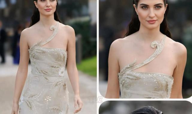 Oyuncu Tuba Büyüküstün Paris'te güzelliğiyle büyüledi