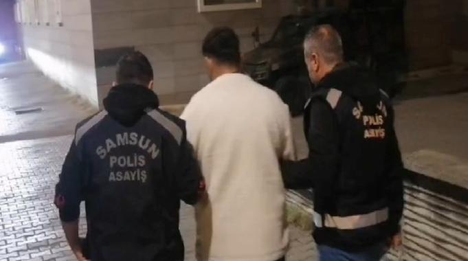 Samsun’da 13 yıl hapis cezası bulunan firari yakalandı
