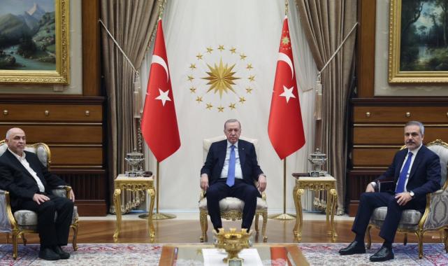 SON DAKİKA! Cumhurbaşkanı Erdoğan, Hamas heyetini kabul etti
