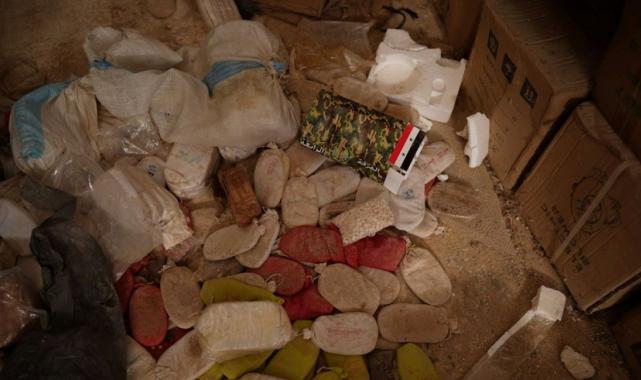 Suriye'de Esad'ın kardeşine ait olan uyuşturucu deposu bulundu