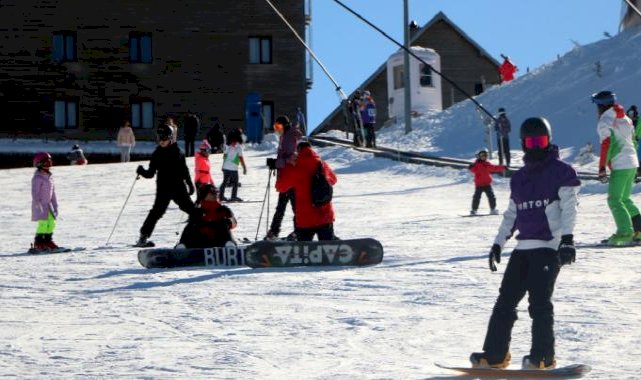 Bolu Kartalkaya'ya yarı yıl tatilinde 50 bin tatilci