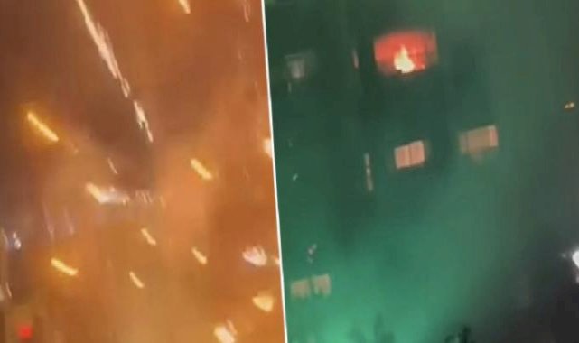 Bursa'da yılbaşı kutlarındaki havai fişekler, evi alev topuna çevirdi