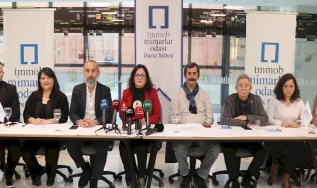 Bursalı mimarlardan 'imar affı' girişimine itiraz!