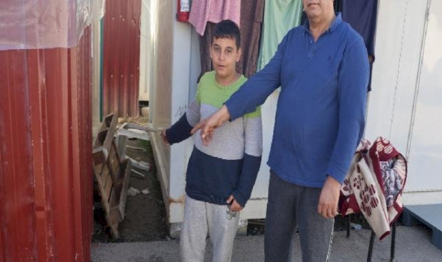 Hatay'da depremzede çocuğun bisikleti çalındı