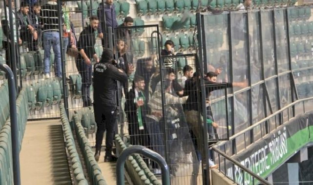 Kocaelispor - Iğdır maçında tribünlerde olay çıktı