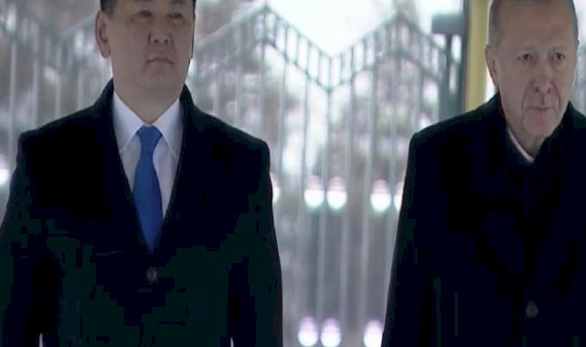 Moğolistan Cumhurbaşkanı Ankara'da