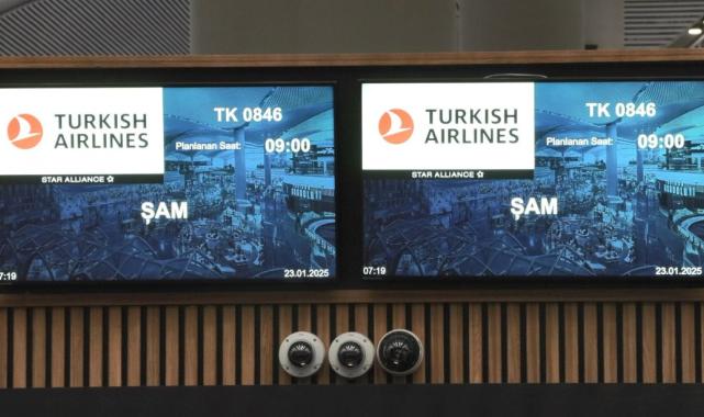 THY'nin Şam seferleri 13 yıl aradan sonra başladı