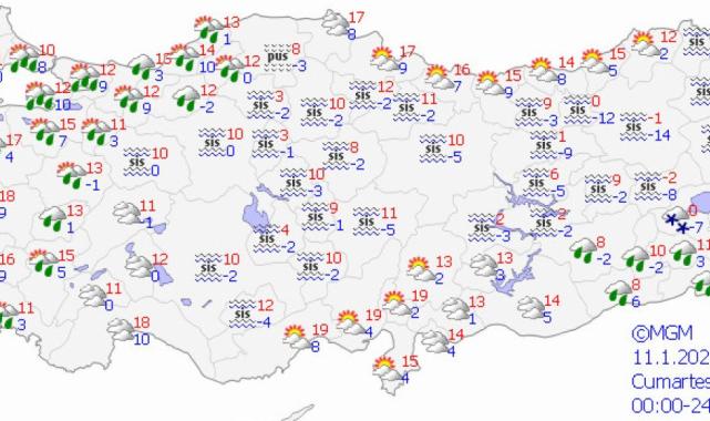 Türkiye'nin 5 günlük hava durumu raporu: İstanbul'a yağış geliyor