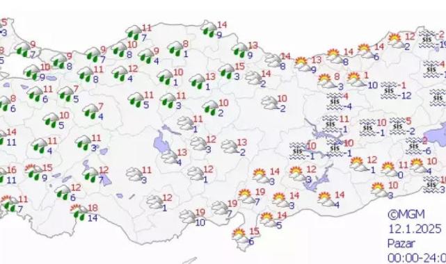 Türkiye'nin 5 günlük hava durumu raporu: İstanbul'a yağış geliyor