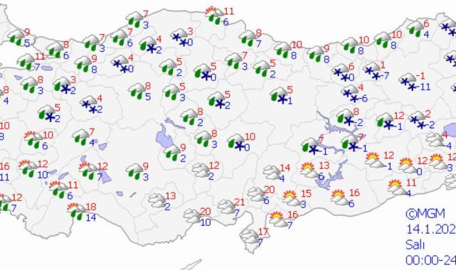 Türkiye'nin 5 günlük hava durumu raporu: İstanbul'a yağış geliyor