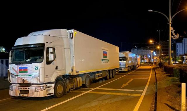 Yardım tırları Türkiye üzerinden Suriye’ye gidiyor