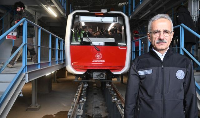 Abdulkadir Uraloğlu, Gebze OSB-Darıca Metro Hattı’nın ilk test sürüşünü yaptı