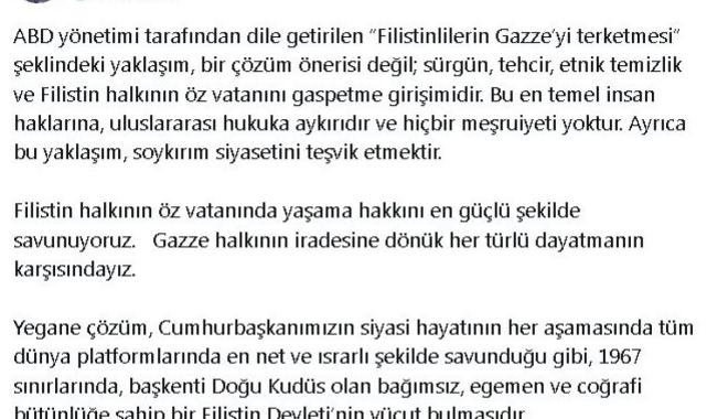 AK Partili Ömer Çelik: ABD'nin yaklaşımı, Filistinlilerin öz vatanını gasbetme girişimidir