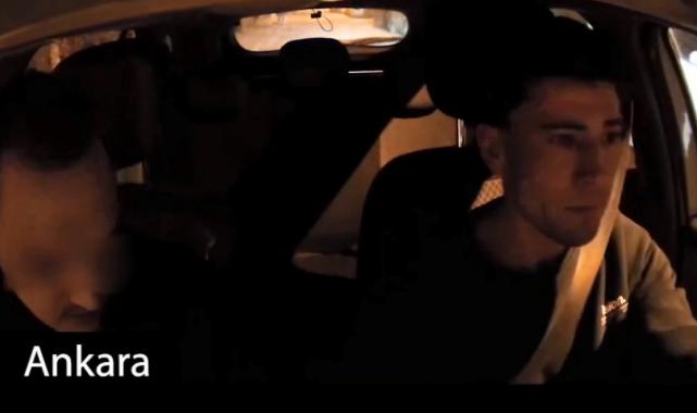 Ankara'da uygulama kullanan sürücüyü tehdit eden taksici yakalandı