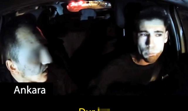 Ankara'da uygulama kullanan sürücüyü tehdit eden taksici yakalandı