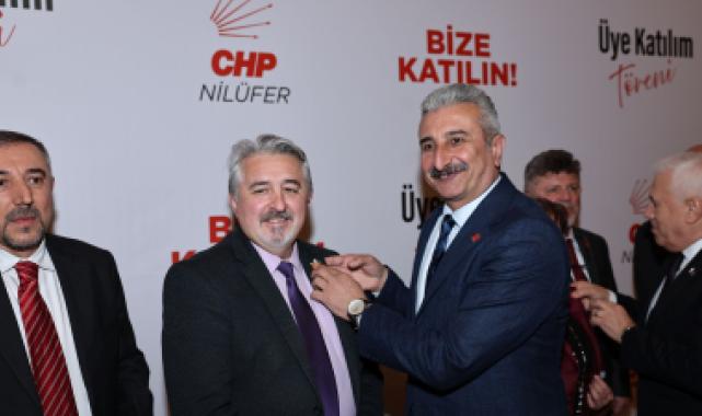 Bursa Nilüfer’de CHP'ye 450 yeni üye