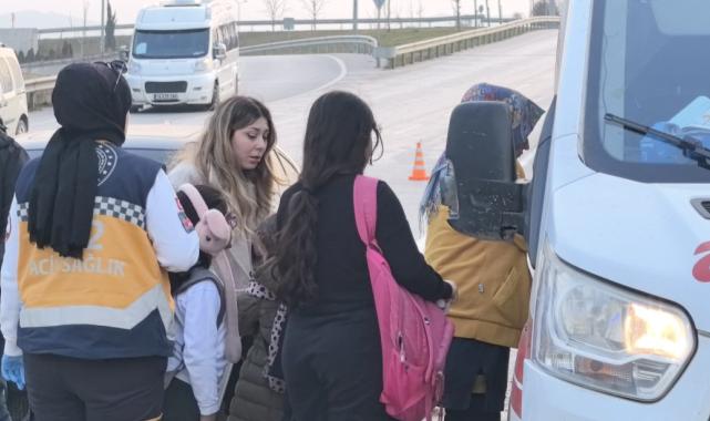 Bursa'da öğrenci servisi kaza yaptı: 10 yaralı