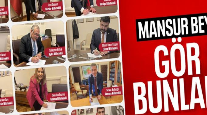 CHP&#039;de milletvekilleri Ekrem İmamoğlu için imza vermeye devam ediyor