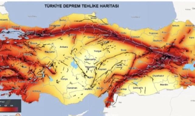 Fay hattı haritası yenilendi: 45 il ve 110 ilçe deprem riski taşıyor
