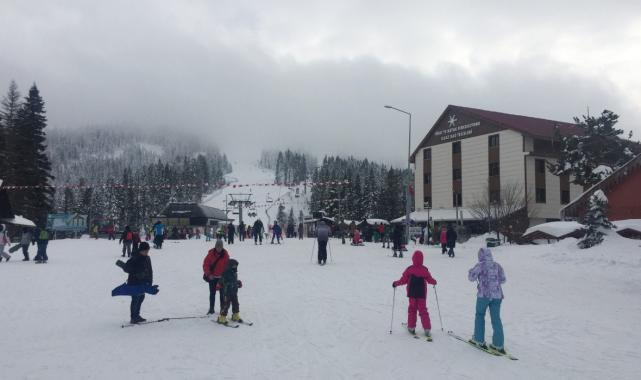 Ilgaz Dağı Kayak Merkezi'nde telesiyejlerden biri kapatıldı