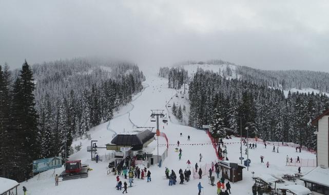 Ilgaz Dağı Kayak Merkezi'nde telesiyejlerden biri kapatıldı