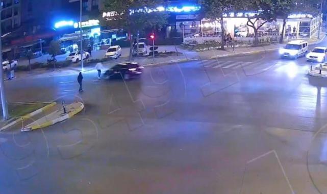 Isparta'da araçların yayalara çarptığı kazalar görüntülendi