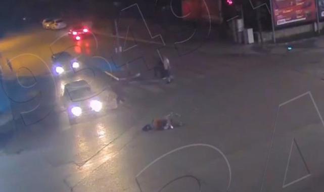 Isparta'da araçların yayalara çarptığı kazalar görüntülendi