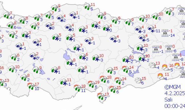 İstanbul ve Ankara'da kar yağışı bekleniyor