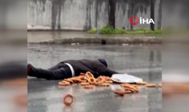 İstanbul'da bayılma numarasıyla duygu sömürüsü böyle görüntülendi