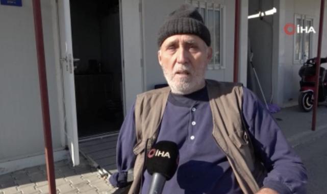Kahramanmaraş'ta enkaz altında kalan yaşlı vatandaşın acı hikayesi