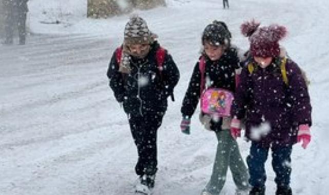 Kar yağışı nedeniyle okulların tatil edildiği iller