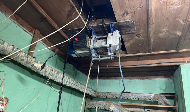 Kastamonu'da asansör sistemi kuran definecilere suçüstü