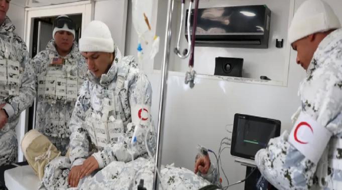 Kış Tatbikatı Kars'ta sürüyor