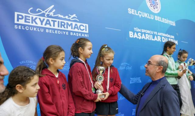 Konya Selçuklu masa tenisi müsabakalarına ev sahipliği yaptı