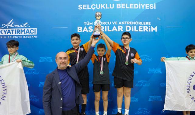Konya Selçuklu masa tenisi müsabakalarına ev sahipliği yaptı