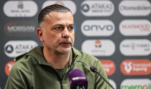 Murat Şahin: Galip gelmeyi istediğimiz bir maçtı