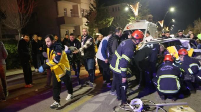 Nevşehir'de kazazede yakınları önce ambulansa sonra itfaiyeye saldırdı