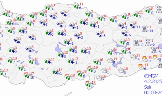 Sibirya soğukları etkisini gösterecek! Kar haftası!