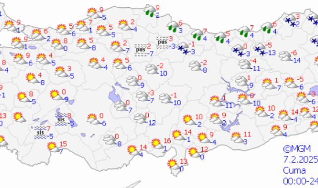 Sibirya soğukları etkisini gösterecek! Kar haftası!