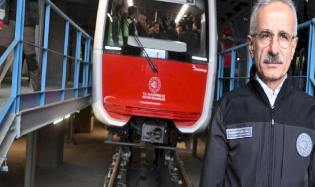 Abdulkadir Uraloğlu, Gebze OSB-Darıca Metro Hattı’nın ilk test sürüşünü yaptı