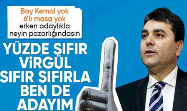 Gültekin Uysal, Cumhurbaşkanı adayı olduğunu açıkladı