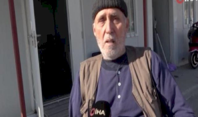 Kahramanmaraş'ta enkaz altında kalan yaşlı vatandaşın acı hikayesi