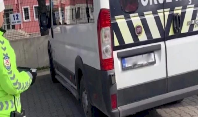 Okul servis araçlarına sıkı takip