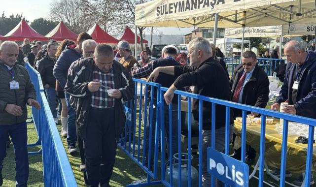 Tekirdağ'da 1 ton mıhlama dağıtıldı