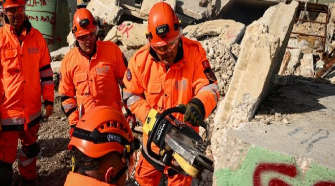 TSK İnsani Yardım Tugayı'ndan arama kurtarma tatbikatı