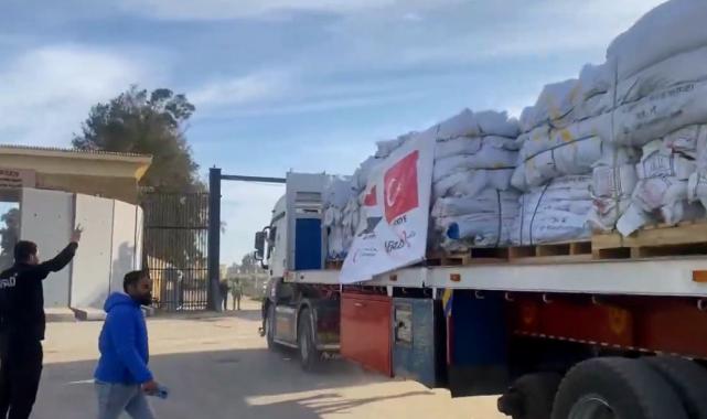 Türkiye'den Gazze'ye yardım eli: 14. İyilik Gemisi Gazze'ye ulaştı
