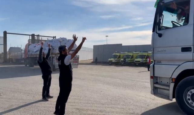 Türkiye'den Gazze'ye yardım eli: 14. İyilik Gemisi Gazze'ye ulaştı