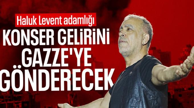 Ünlü şarkıcı Haluk Levent'ten Gazze'ye destek: Konser gelirini bağışlayacak